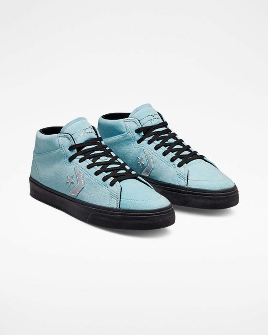 Tenis Skate Converse Louie Lopez Pro Medio x FA Masculino Azuis Pretas | PT O0P4T90